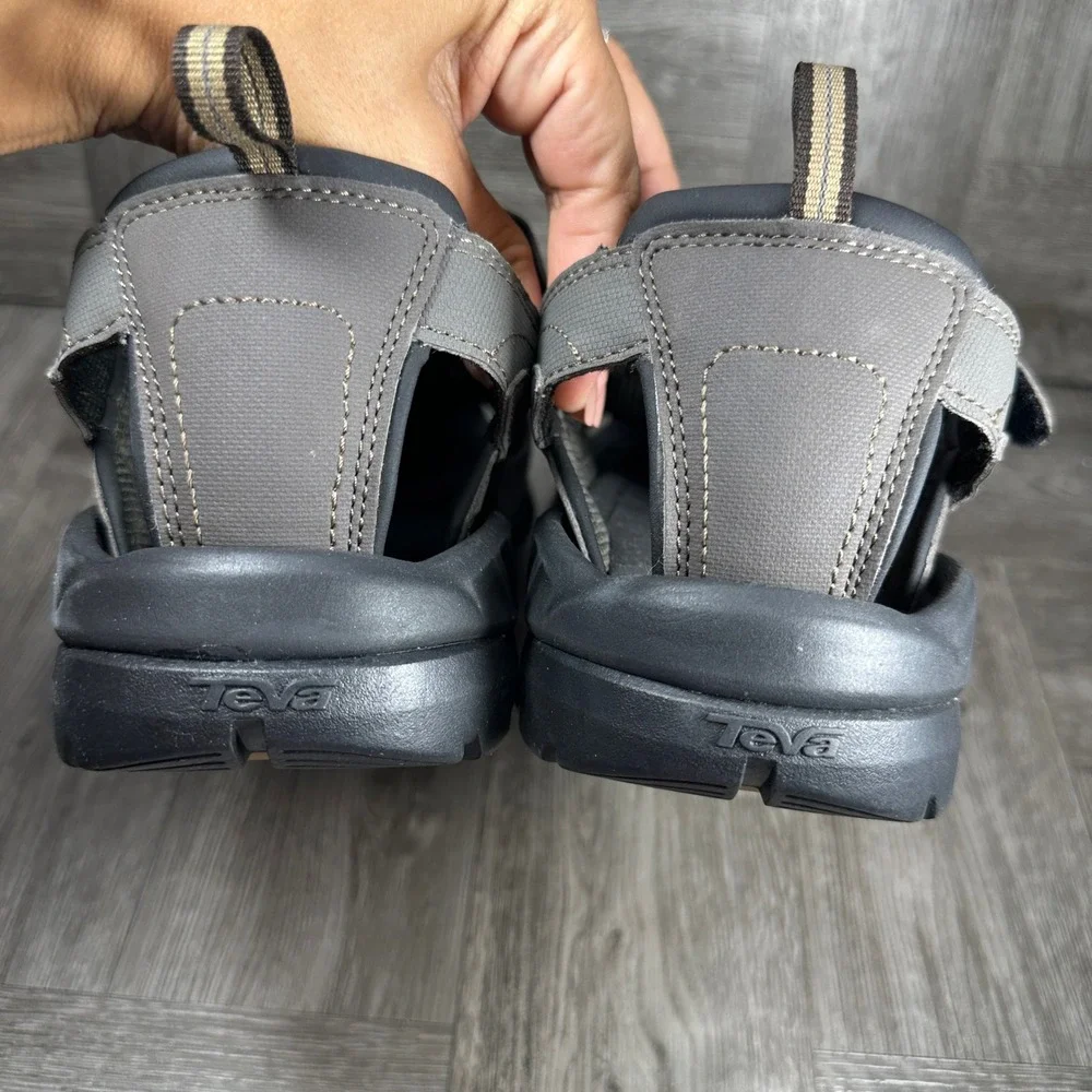 Teva Omnium Fisherman Sandals Mens 13 Grey Hiking Water Outdoor Rugged NEW